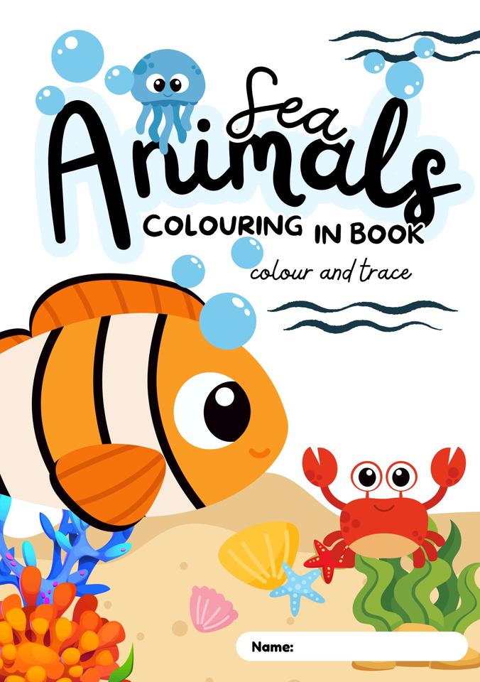 Animal Adventures Colour-In Book | Colouring Book for Kids | Curious ...